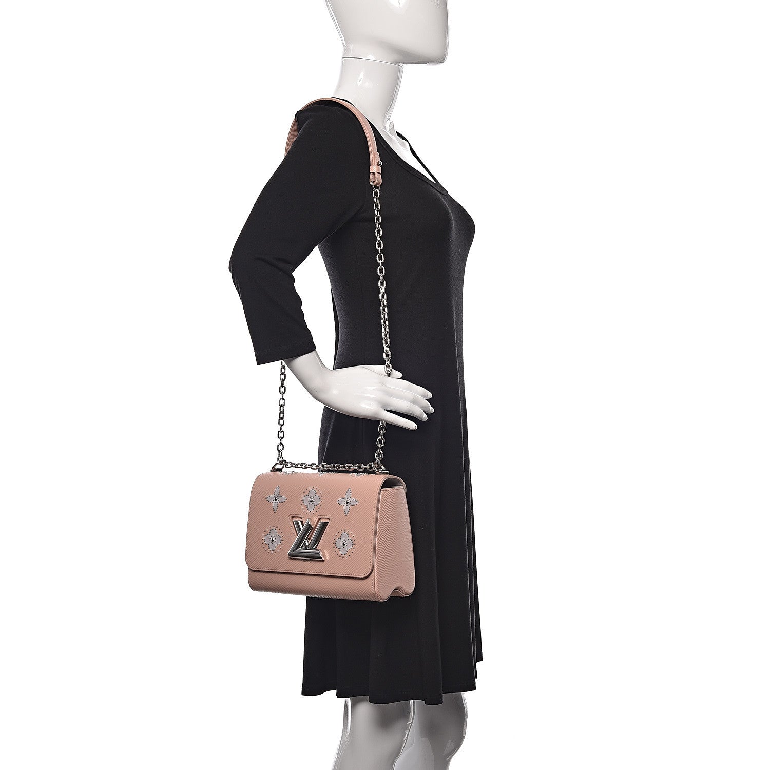 Louis Vuitton Twist MM Shoulder Bag - Pink