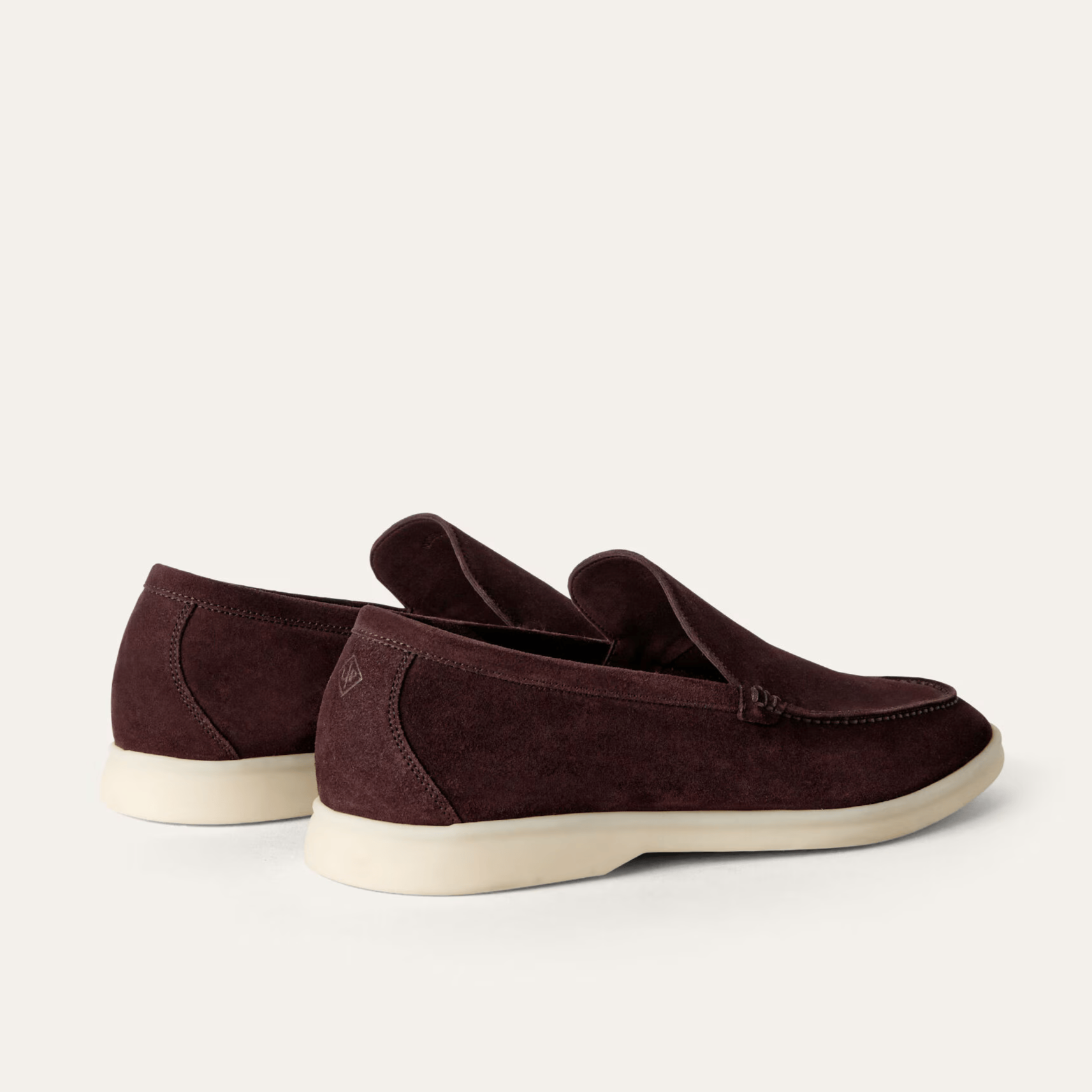 Loro Piana Summer Walk Suede Loafers - Amarone