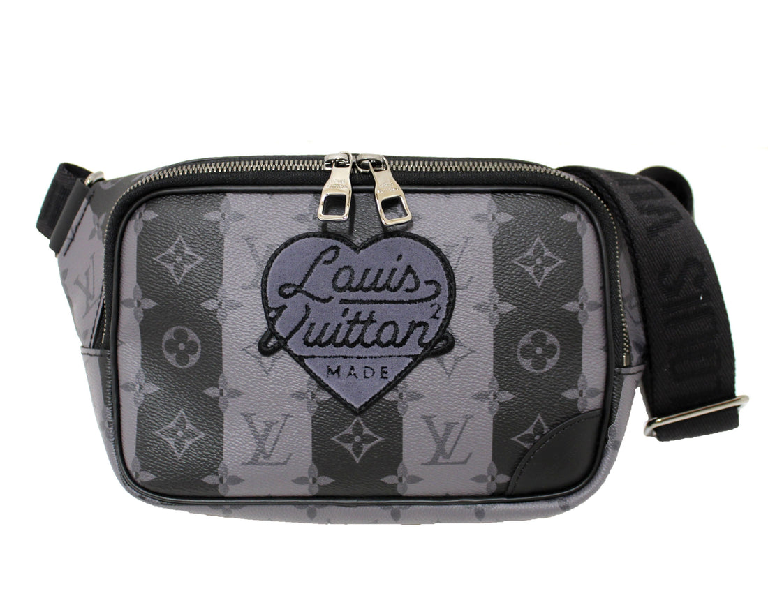 Louis Vuitton x NIGO Monogram Eclipse LV Heart Sling Bag - Black