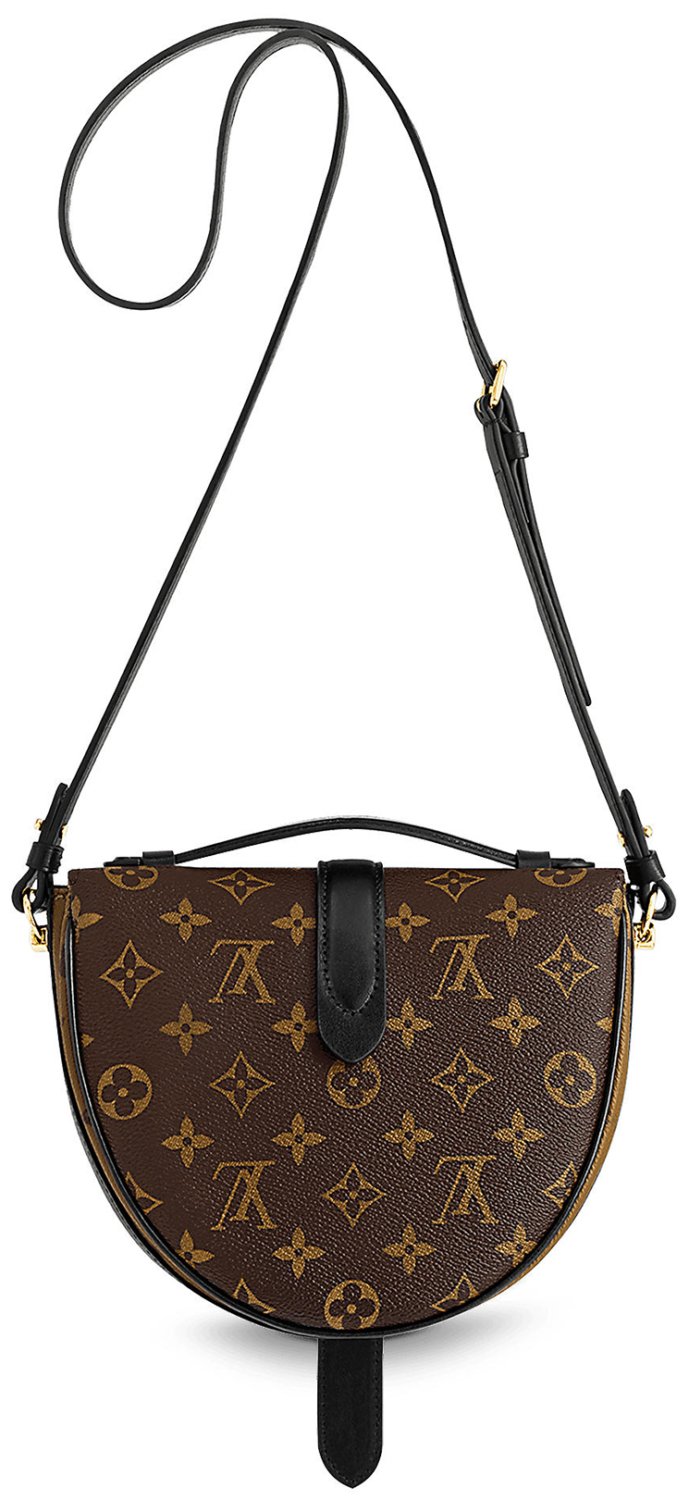 Louis Vuitton Monogram Reverse Chantilly Lock Crossbody Bag - Brown