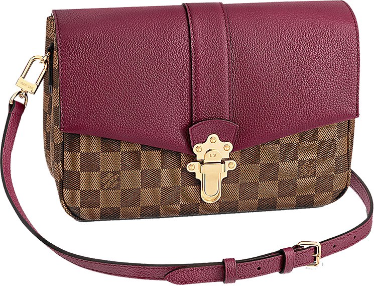 Louis Vuitton Damier Ebene Clapton Crossbody Shoulder Bag - Brown