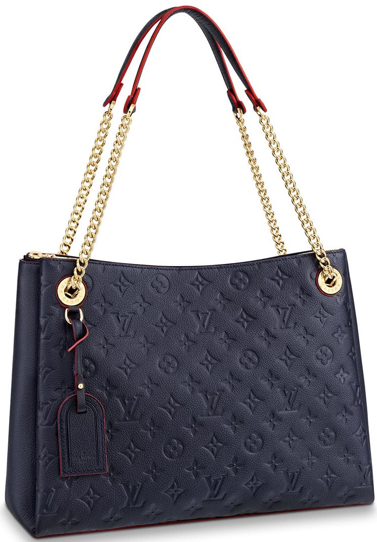 Louis Vuitton Empreinte Surene MM Handbag - Marine Rouge