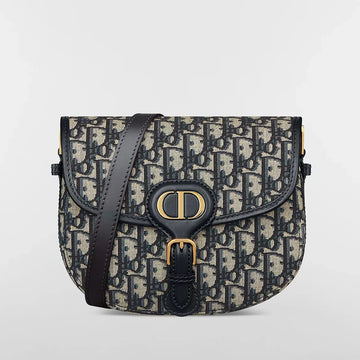Dior Medium Dior Oblique Jacquard Bobby Bag - Blue