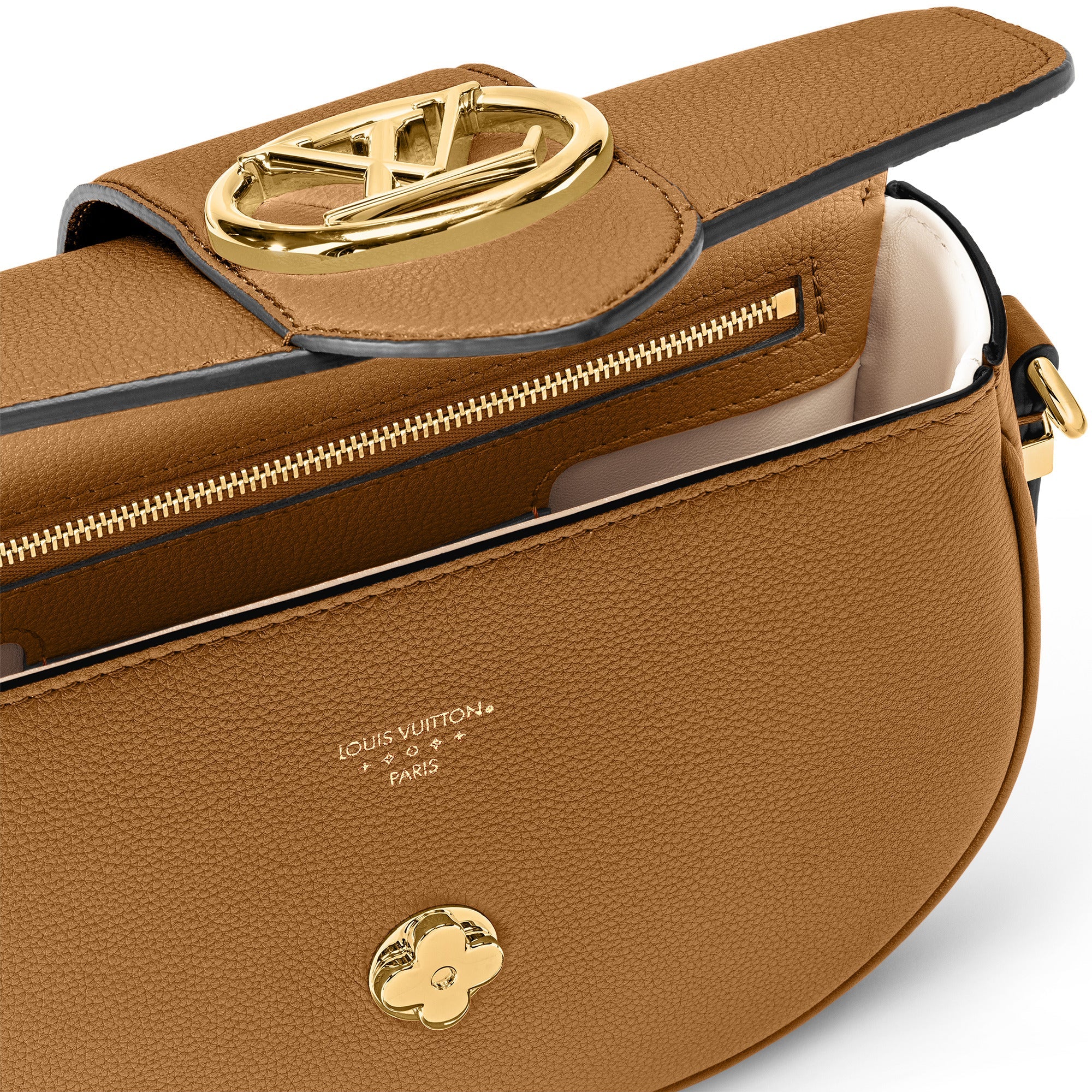 Louis Vuitton LV Pont 9 Soft MM Shoulder Bag - Mocaccino