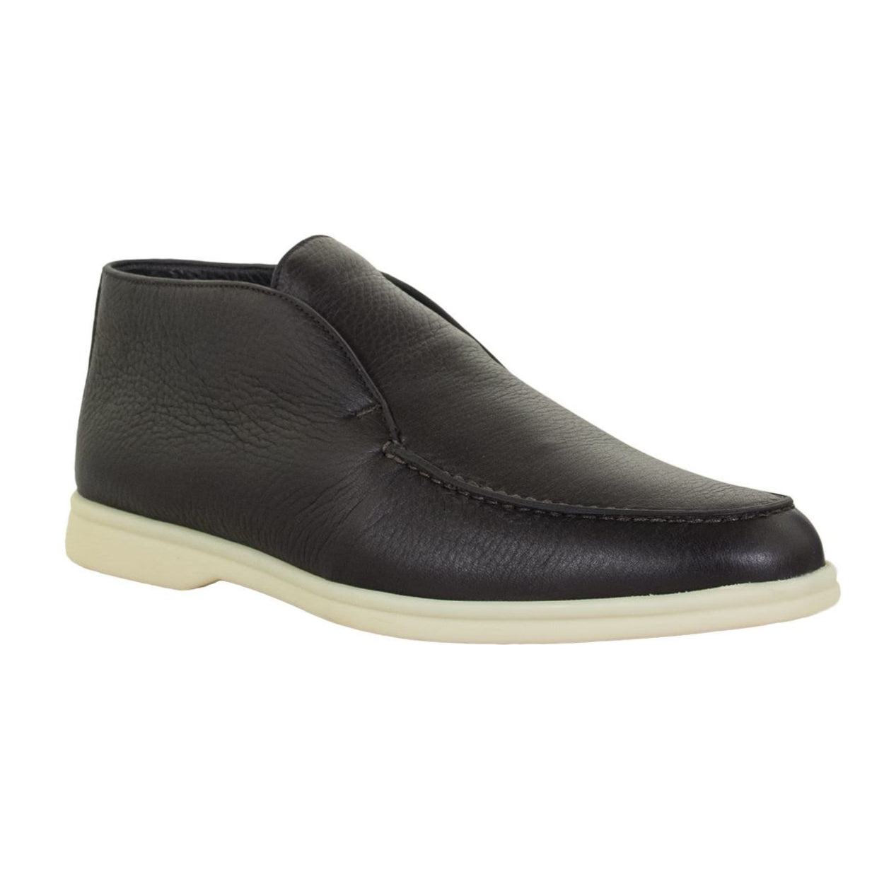 Loro Piana Open Walk Ankle Boots - Navy Blue (W000)