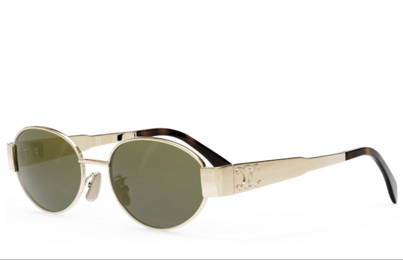 Celine CL40235 30N Triomphe Metal Gold Sunglasses