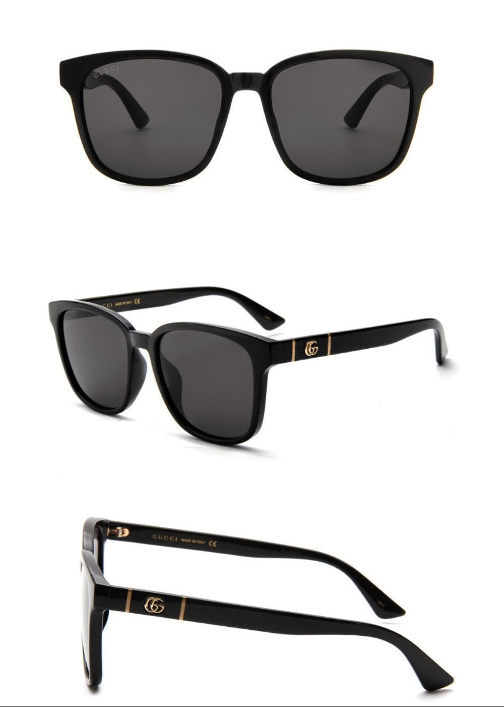 Gucci GG0637SK Alternate Fit Black Sunglasses