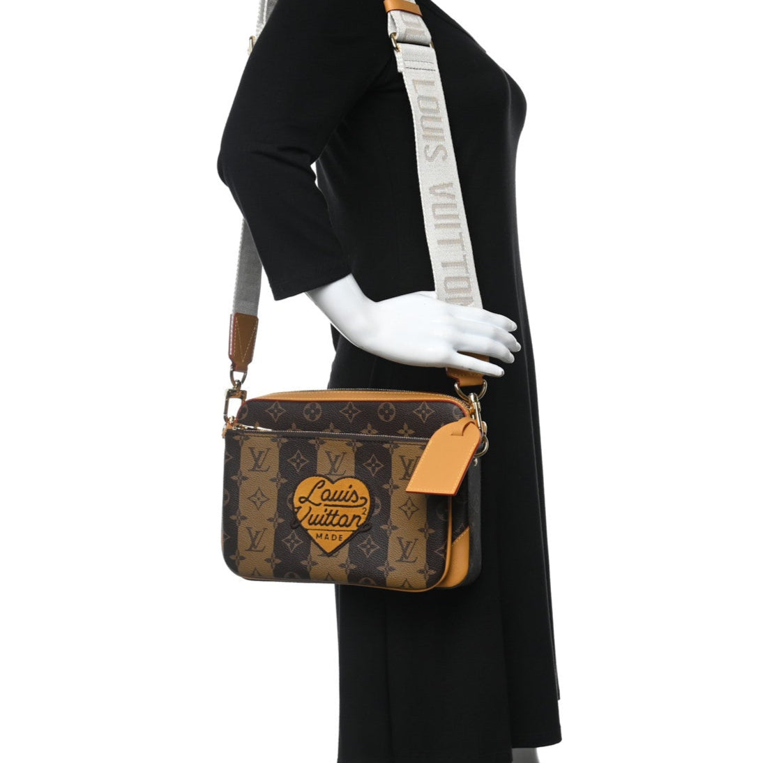 Louis Vuitton x NIGO Reverse Monogram Messenger Bag - Brown