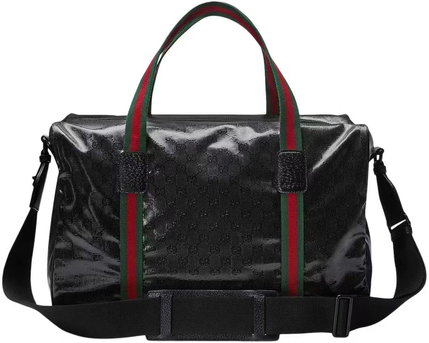 Gucci GG Crystal Large Holdall Duffle Bag – Black