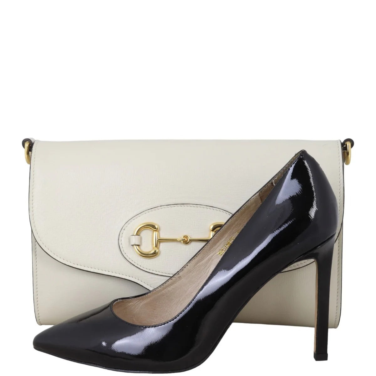 Gucci Horsebit 1955 Shoulder Bag - White