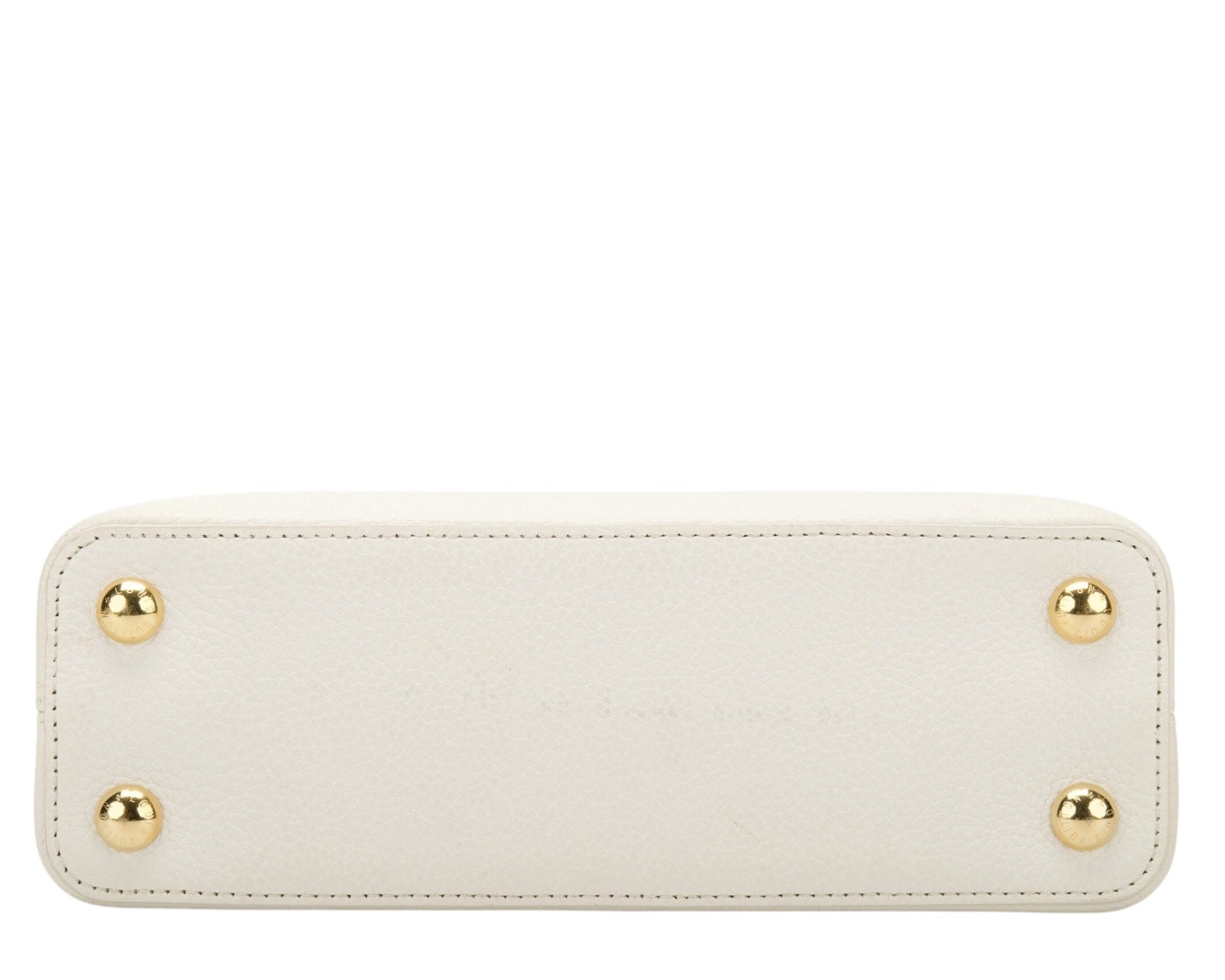 Louis Vuitton Capucines BB Handbag – White