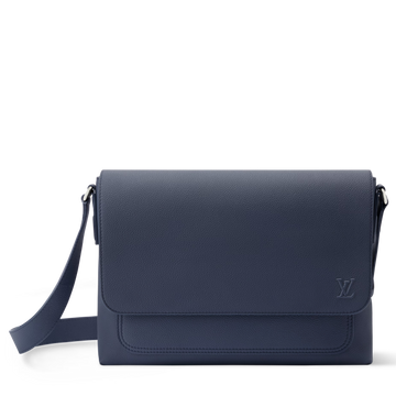 Louis Vuitton Calfskin Speed Messenger Bag – Navy Blue