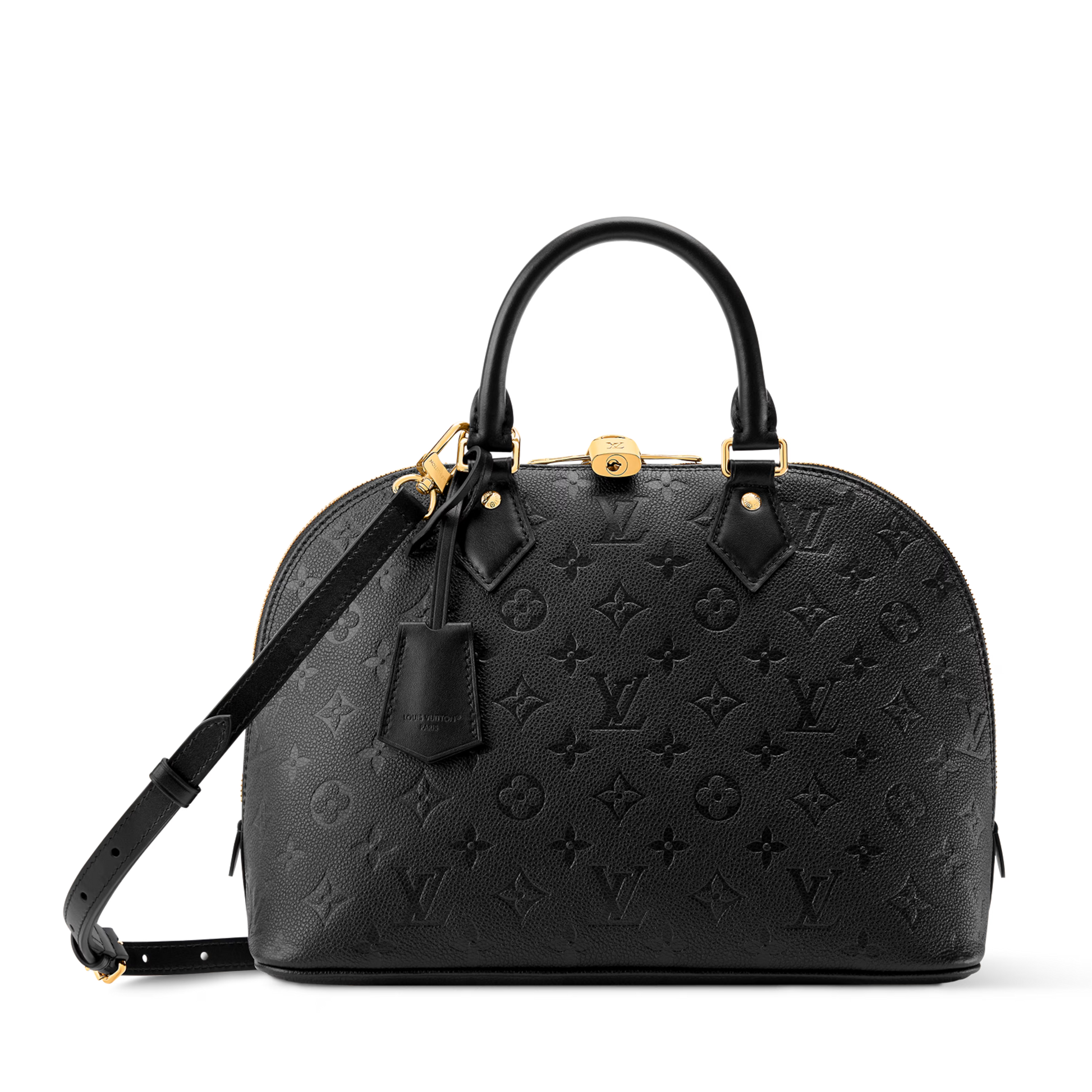Louis Vuitton Monogram Empreinte Alma PM Handbag – Black