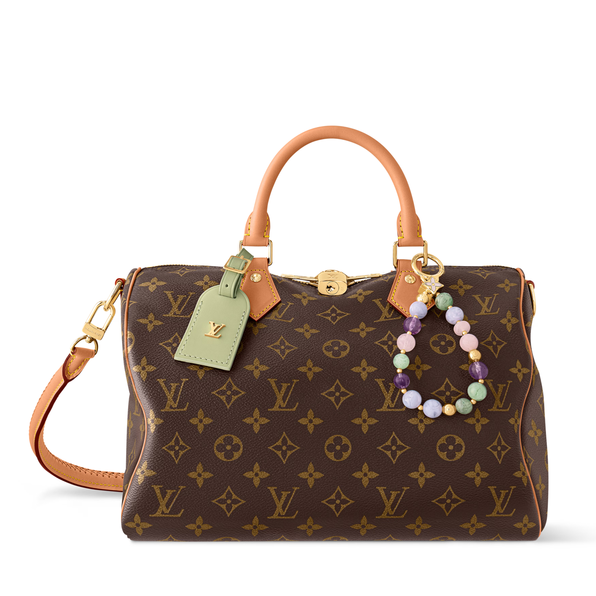 Louis Vuitton Speedy Soft 30 Lucky Monogram Bag – Brown