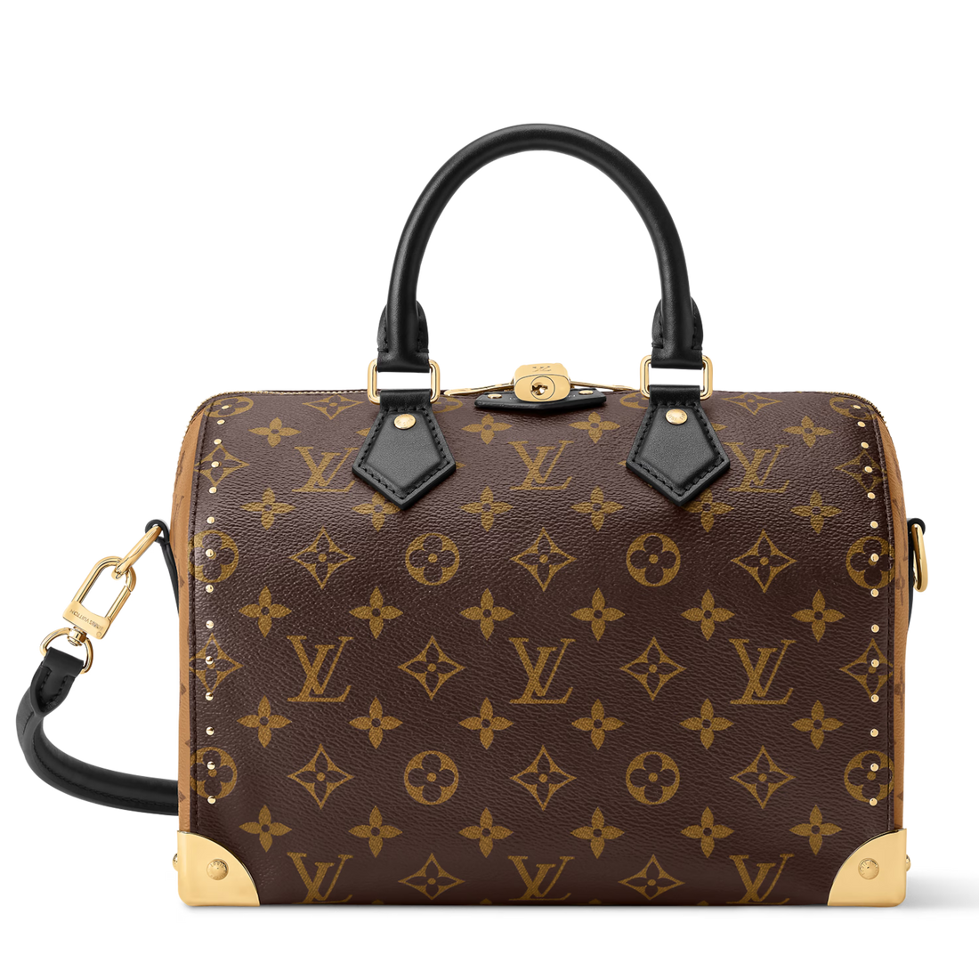 Louis Vuitton Monogram Canvas Speedy Trunk 25 Handbag – Brown