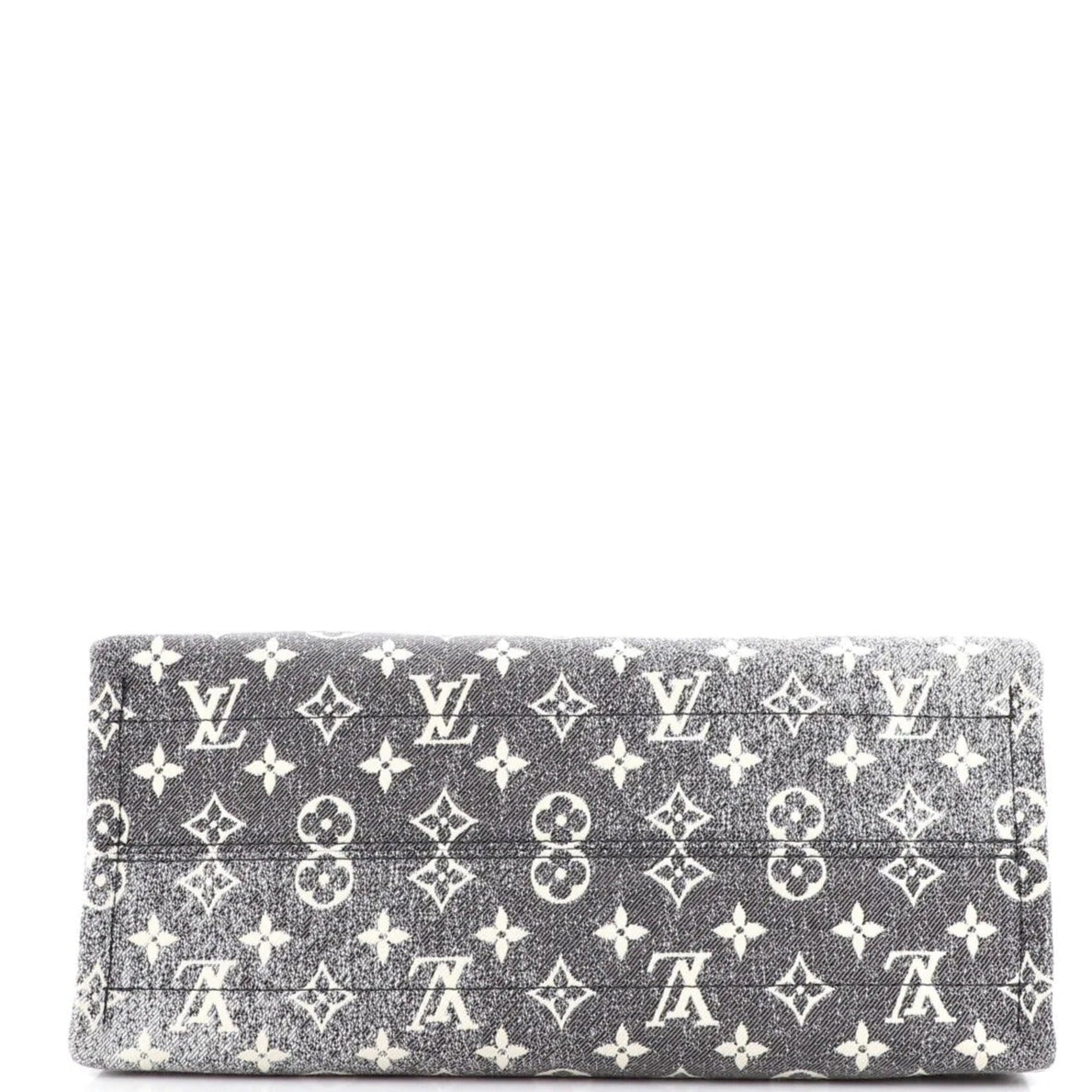 Louis Vuitton Monogram Jacquard Denim OnTheGo MM Tote Bag - Black