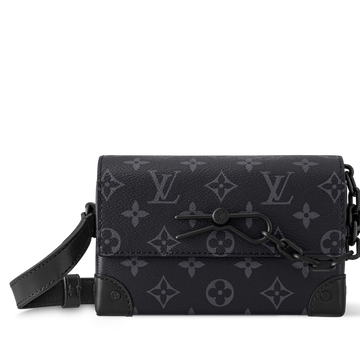 Louis Vuitton Monogram Eclipse Steamer Wearable Wallet – Black