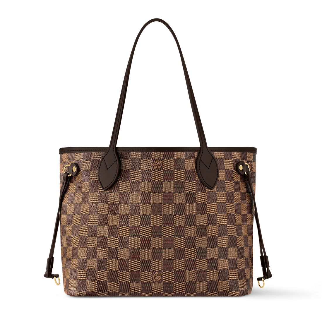 Louis Vuitton Damier Ebene Canvas Neverfull MM Shoulder Bag – Rose Balerine