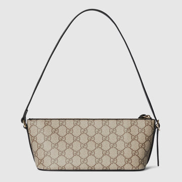 Gucci GG Monogram Small Shoulder Bag – Beige & Black