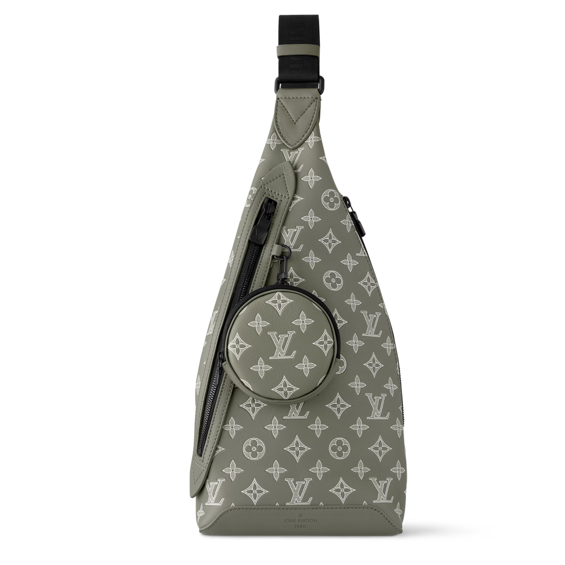 Louis Vuitton Monogram Shadow Leather Duo Slingbag – Olive Green