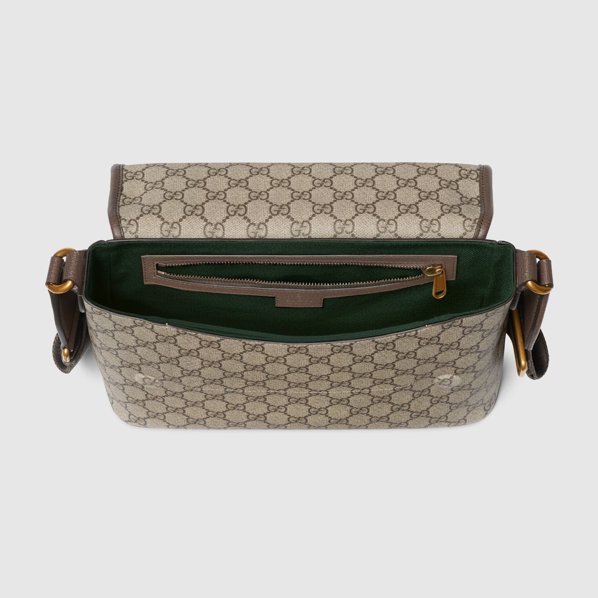 Gucci GG Monogram Ophidia Medium Messenger Bag – Beige
