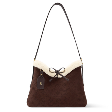 Louis Vuitton Ski Suede Calfkin CarryAll PM Shoulder Bag – Chocolate