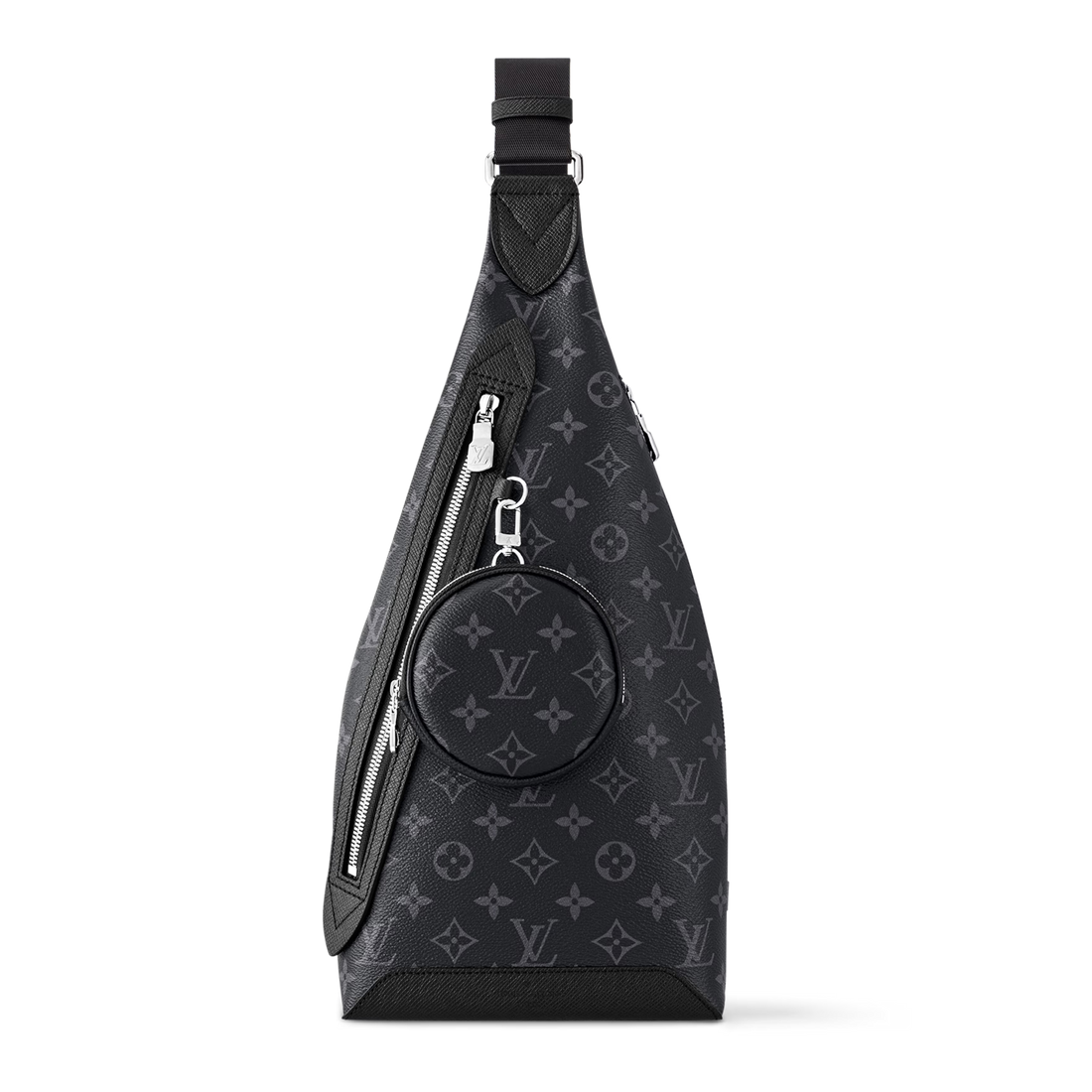 Louis Vuitton Monogram Canvas Taigarama Leather Duo Slingbag – Black