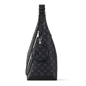Louis Vuitton Monogram Canvas Taigarama Leather Duo Slingbag – Black