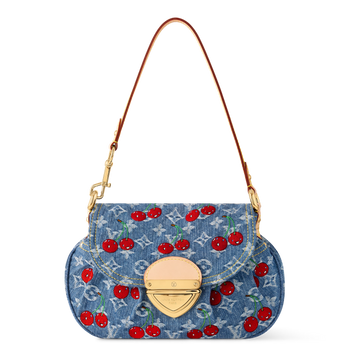 Louis Vuitton LV x TM Monogram Cherry Denim Sunset Shoulder Bag – Blue