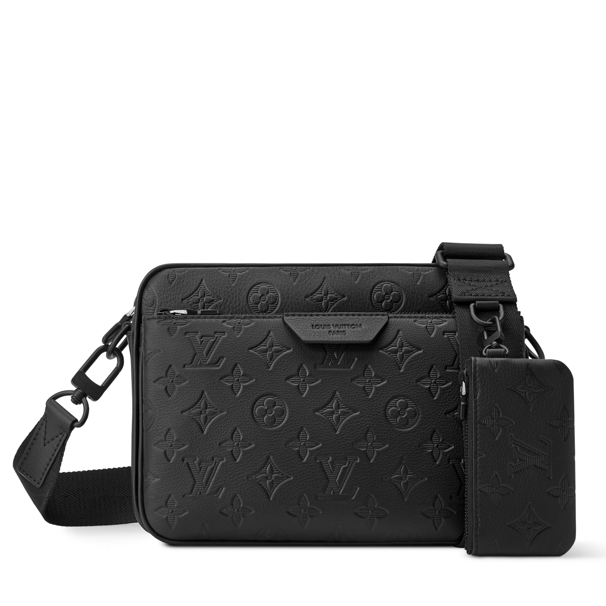 Louis Vuitton Monogram Shadow Trio Messenger Bag – Black