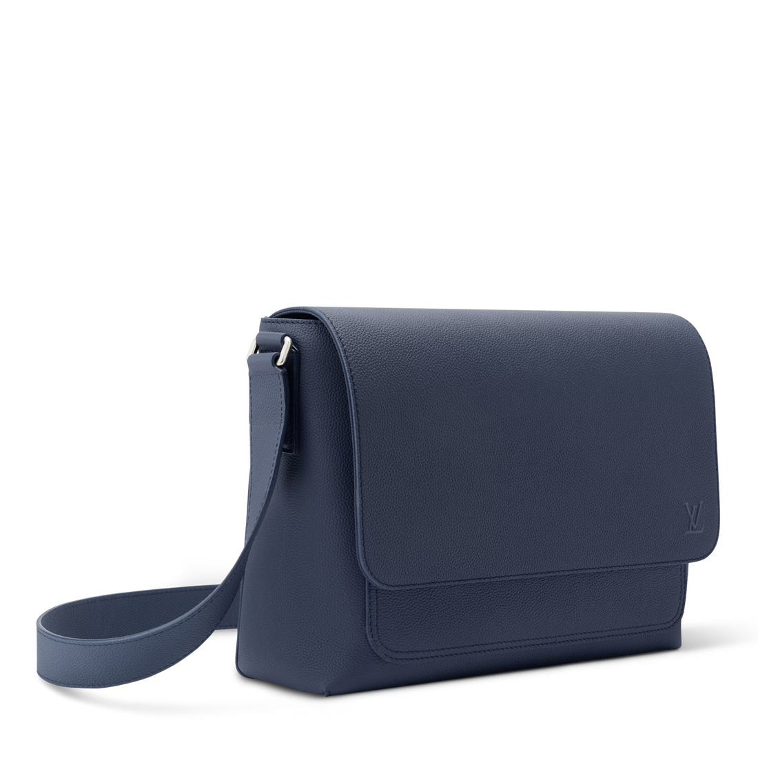 Louis Vuitton Calfskin Speed Messenger Bag – Navy Blue