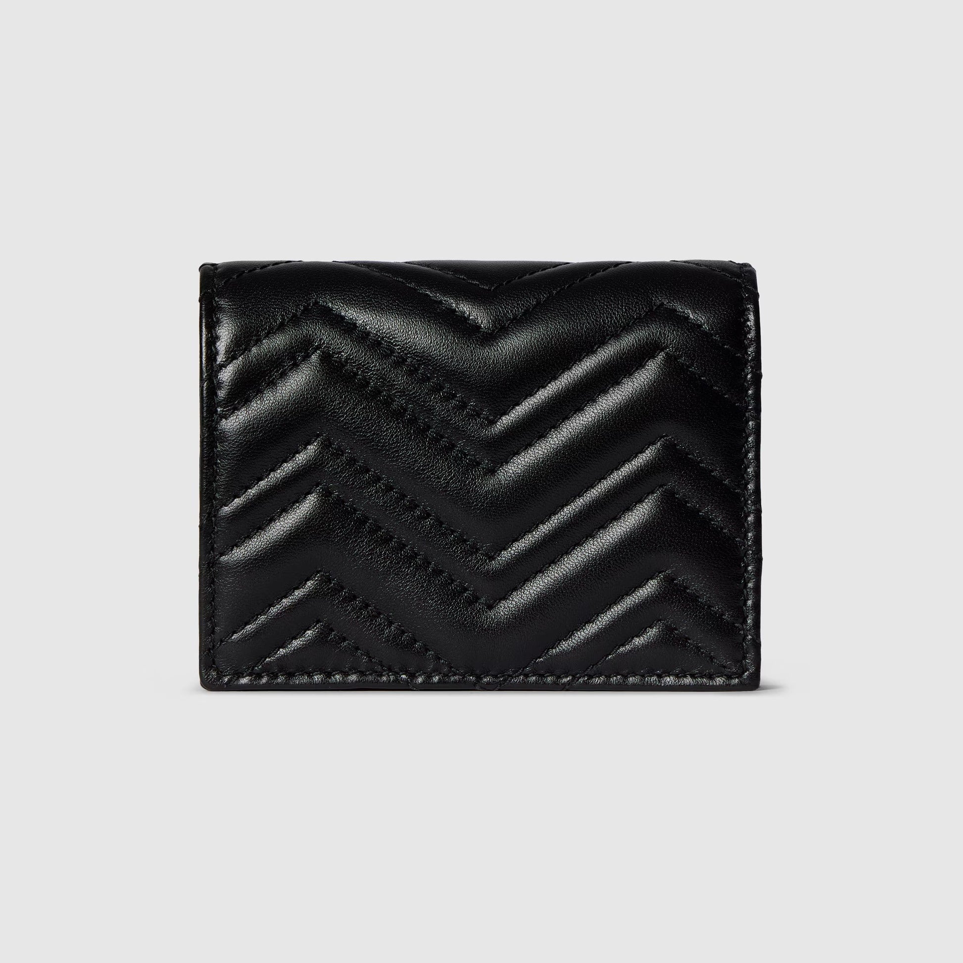 Gucci GG Marmont Card Case Wallet – Black
