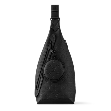 Louis Vuitton Monogram Shadow Leather Duo Slingbag Bag – Black