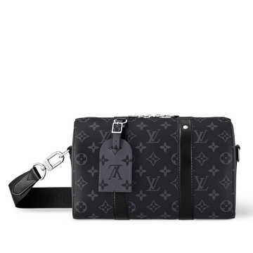 Louis Vuitton Monogram Eclipse City Keepall Duffle Bag – Black