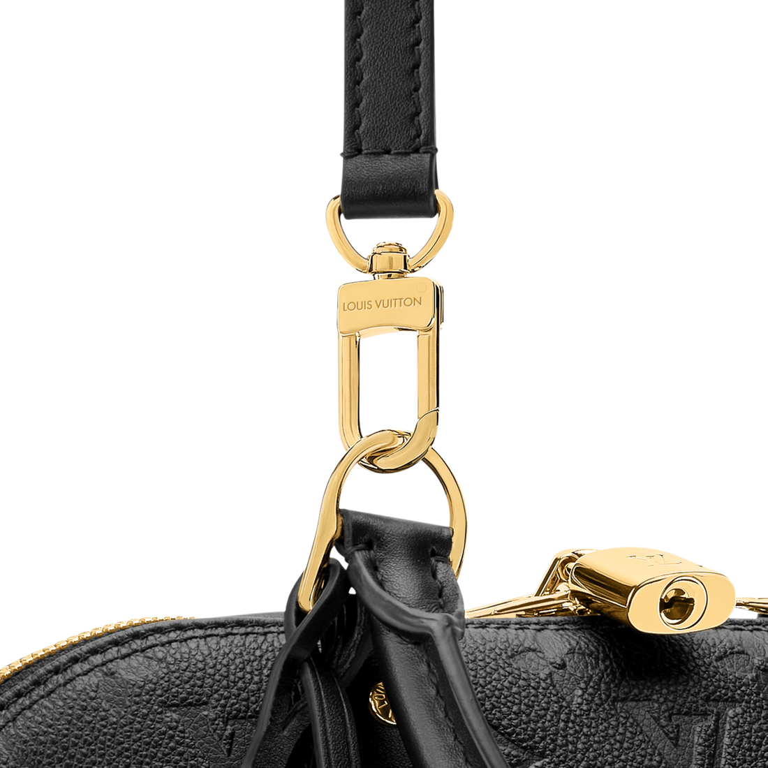 Louis Vuitton Monogram Empreinte Alma PM Handbag – Black
