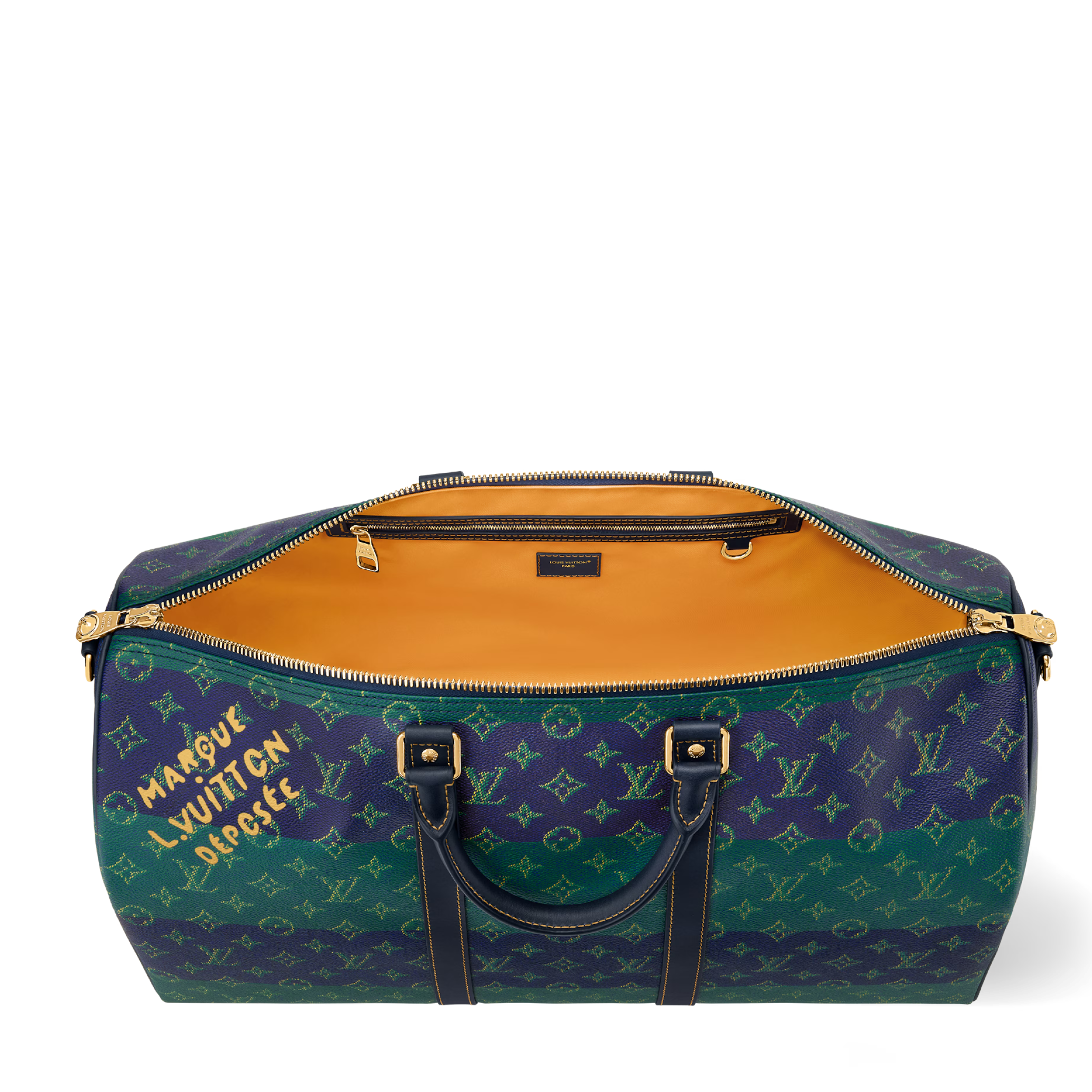 Louis Vuitton Keepall Bandoulière 50 Duffle Bag – Blue Stripes
