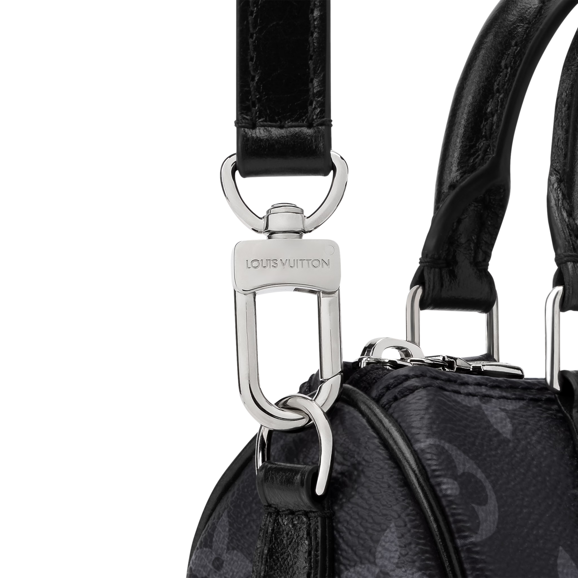 Louis Vuitton Monogram Eclipse Nano Speedy Handbag – Black