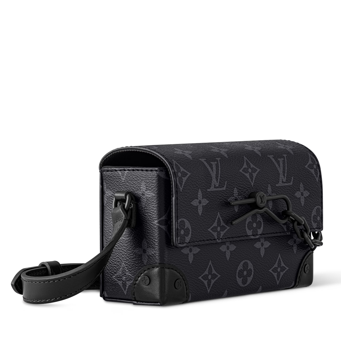 Louis Vuitton Monogram Eclipse Steamer Wearable Wallet – Black