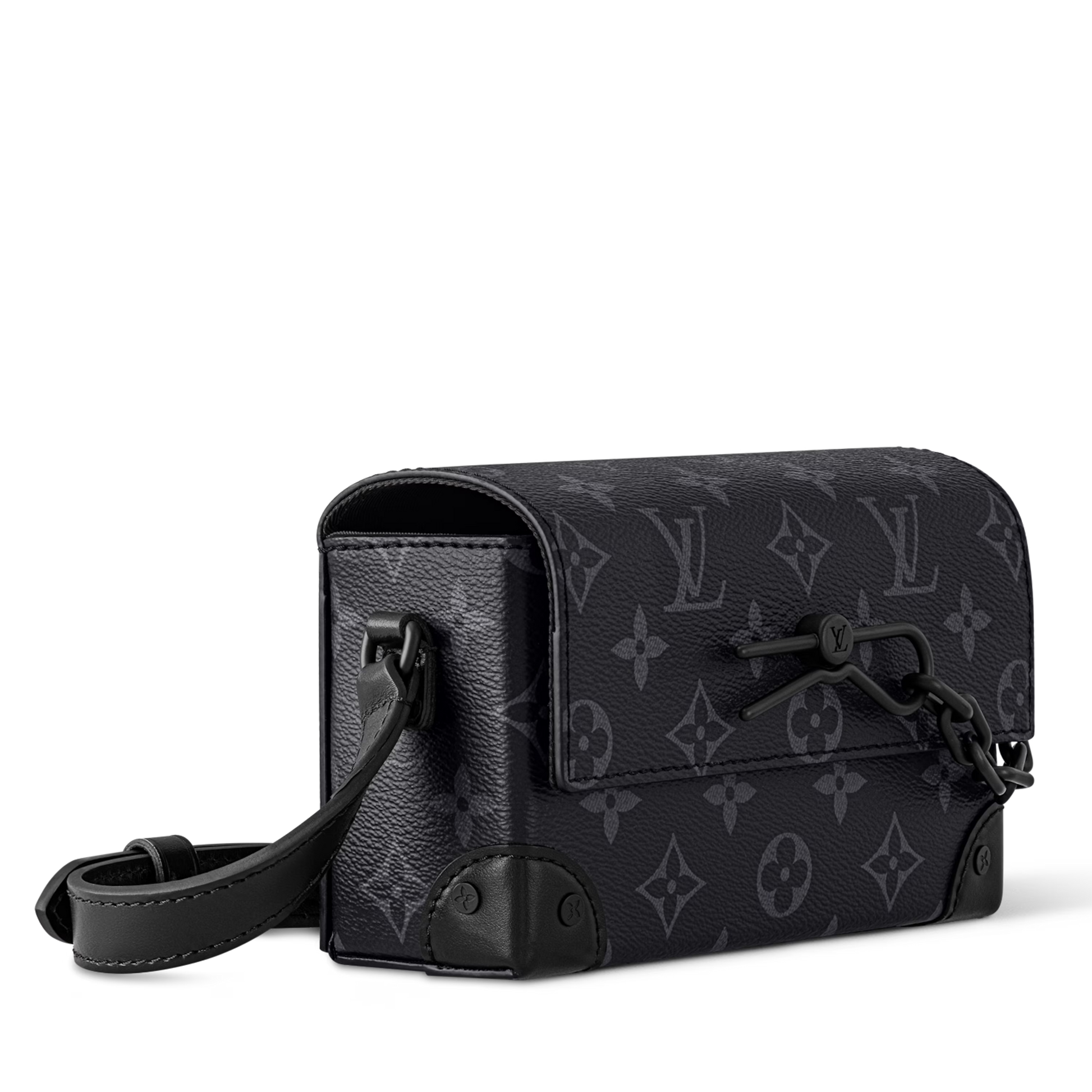 Louis Vuitton Monogram Eclipse Steamer Wearable Wallet – Black