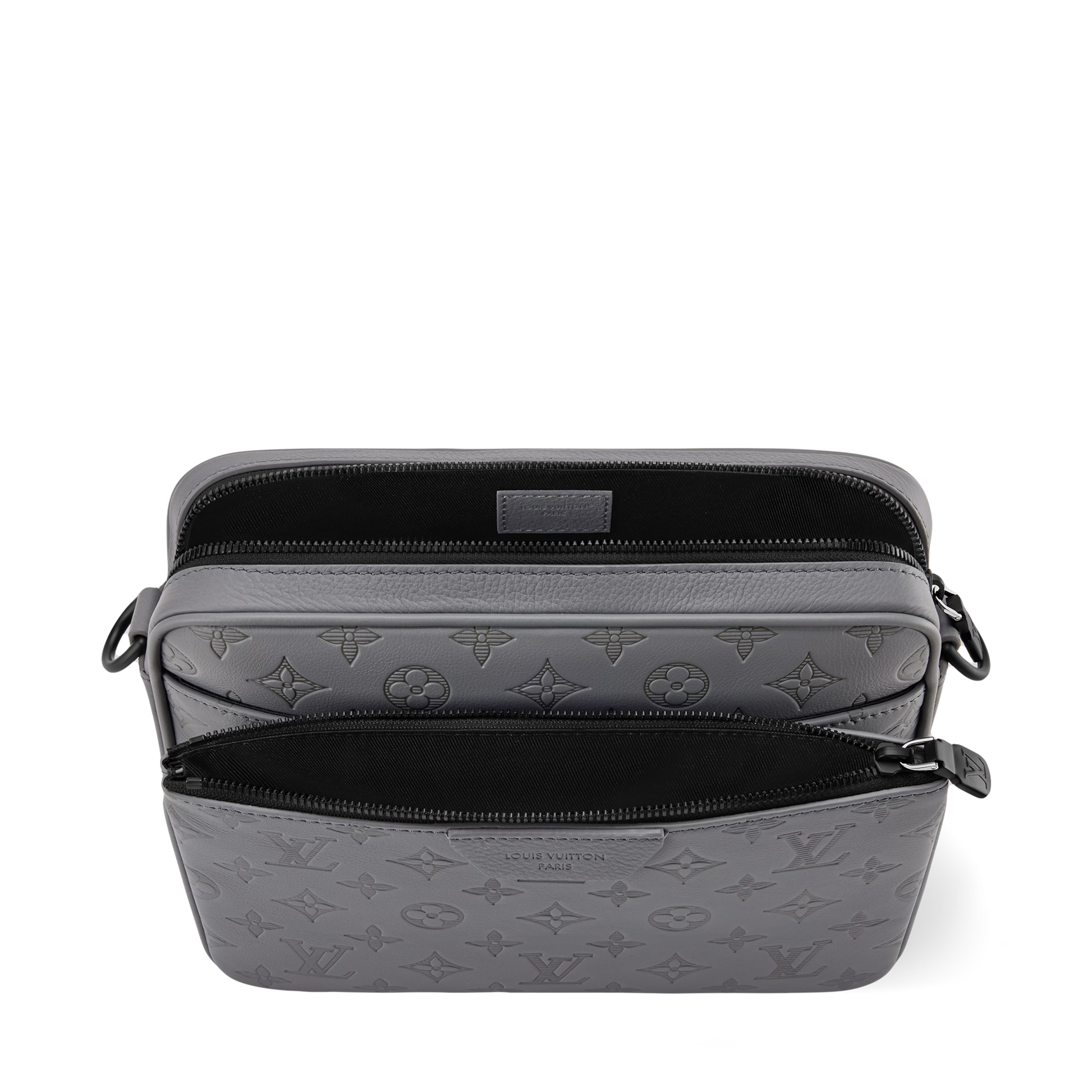 Louis Vuitton Monogram Shadow Trio Messenger Bag – Anthracite Gray