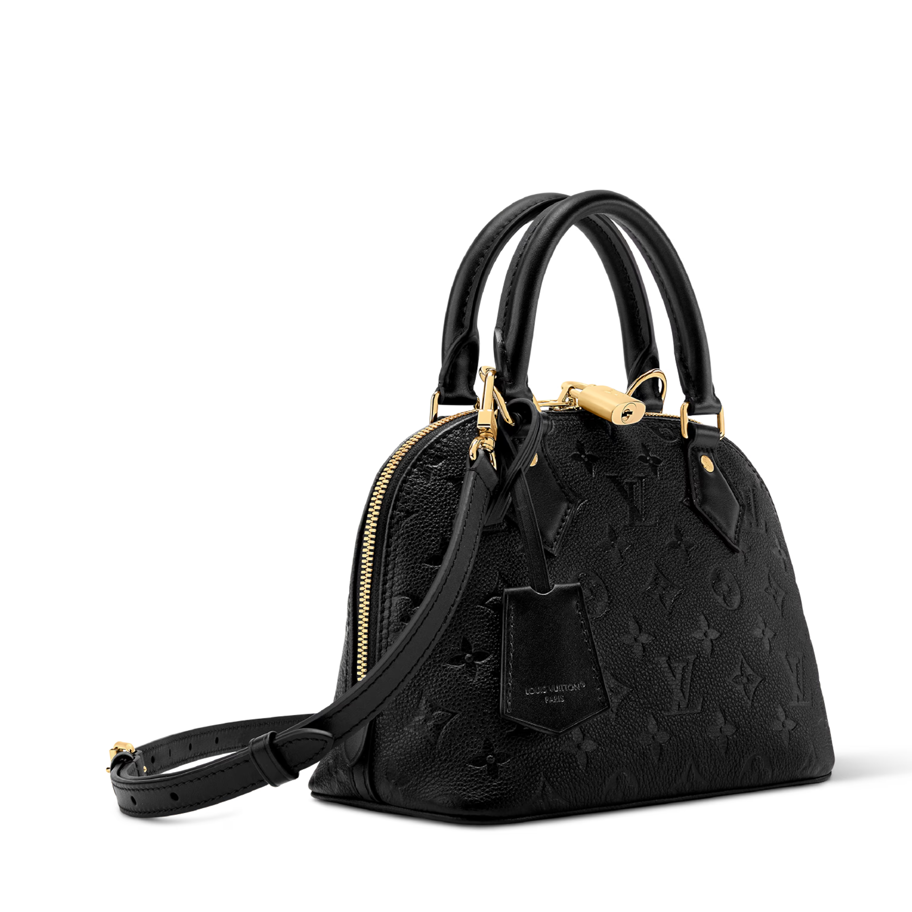 Louis Vuitton Monogram Empreinte Alma BB Handbag – Black