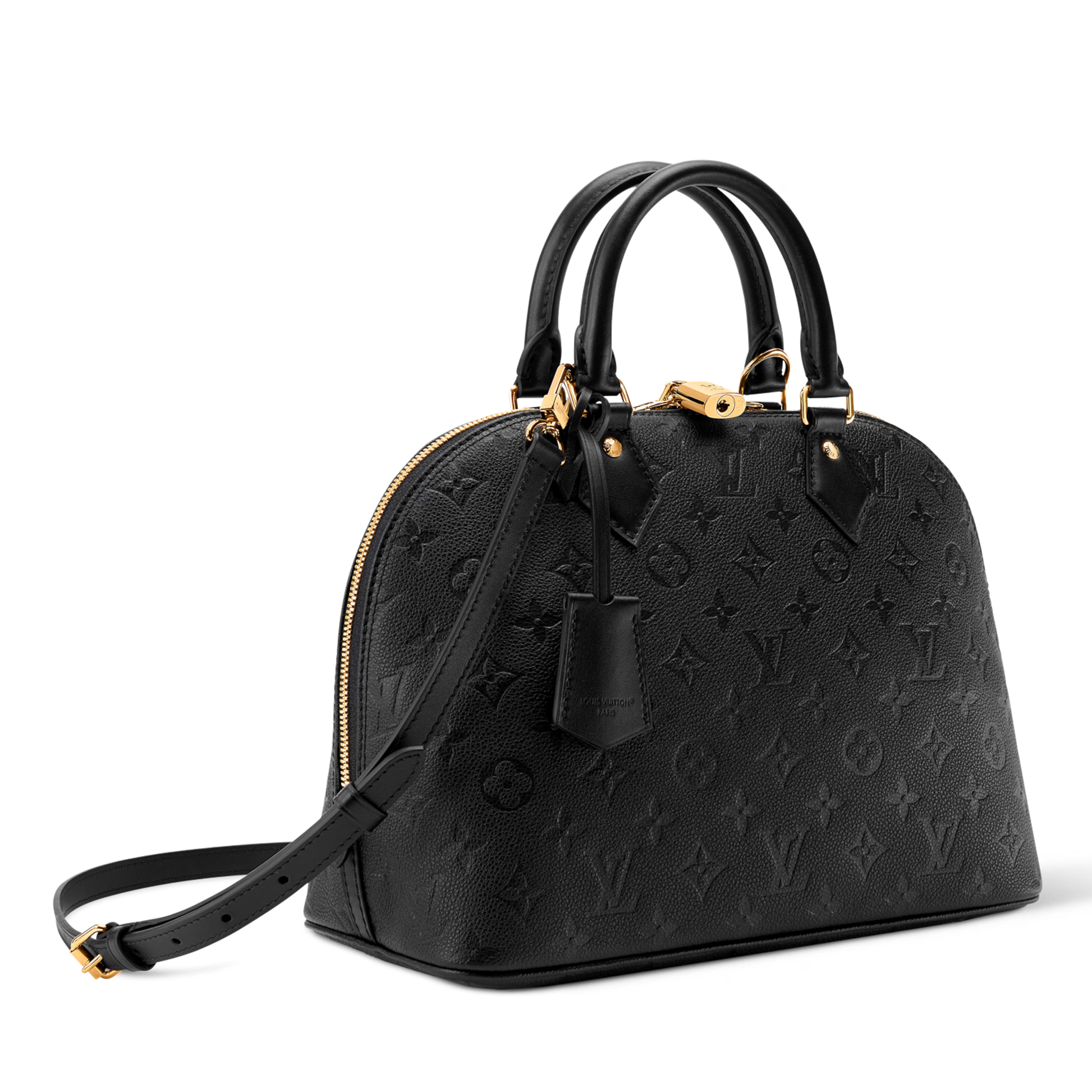 Louis Vuitton Monogram Empreinte Alma PM Handbag – Black