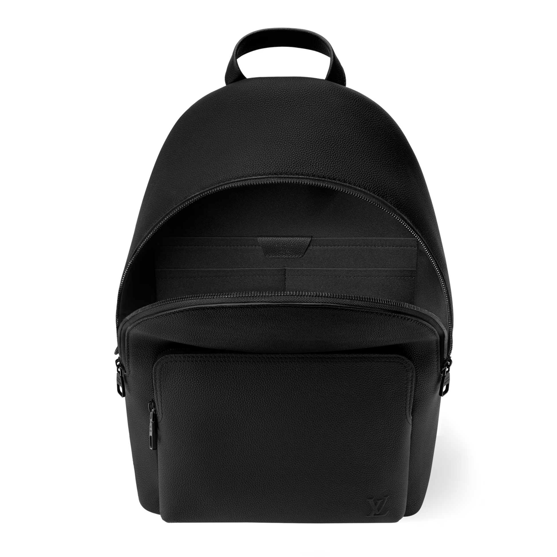 Louis Vuitton Waxy Calfskin Discovery Work Backpack – Black