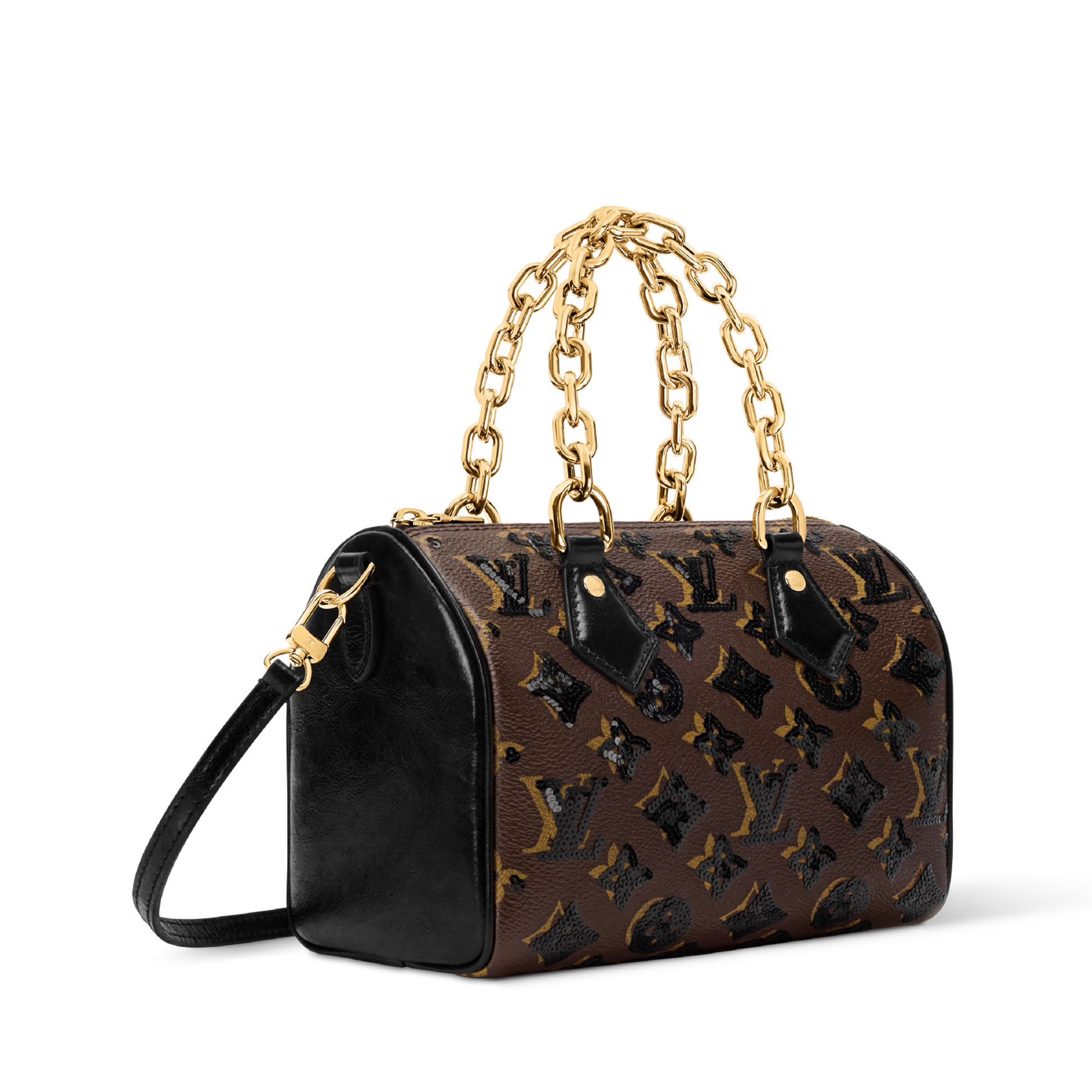 Louis Vuitton Monogram Coated Canvas Speedy Bandoulière 20 Handbag – Brown