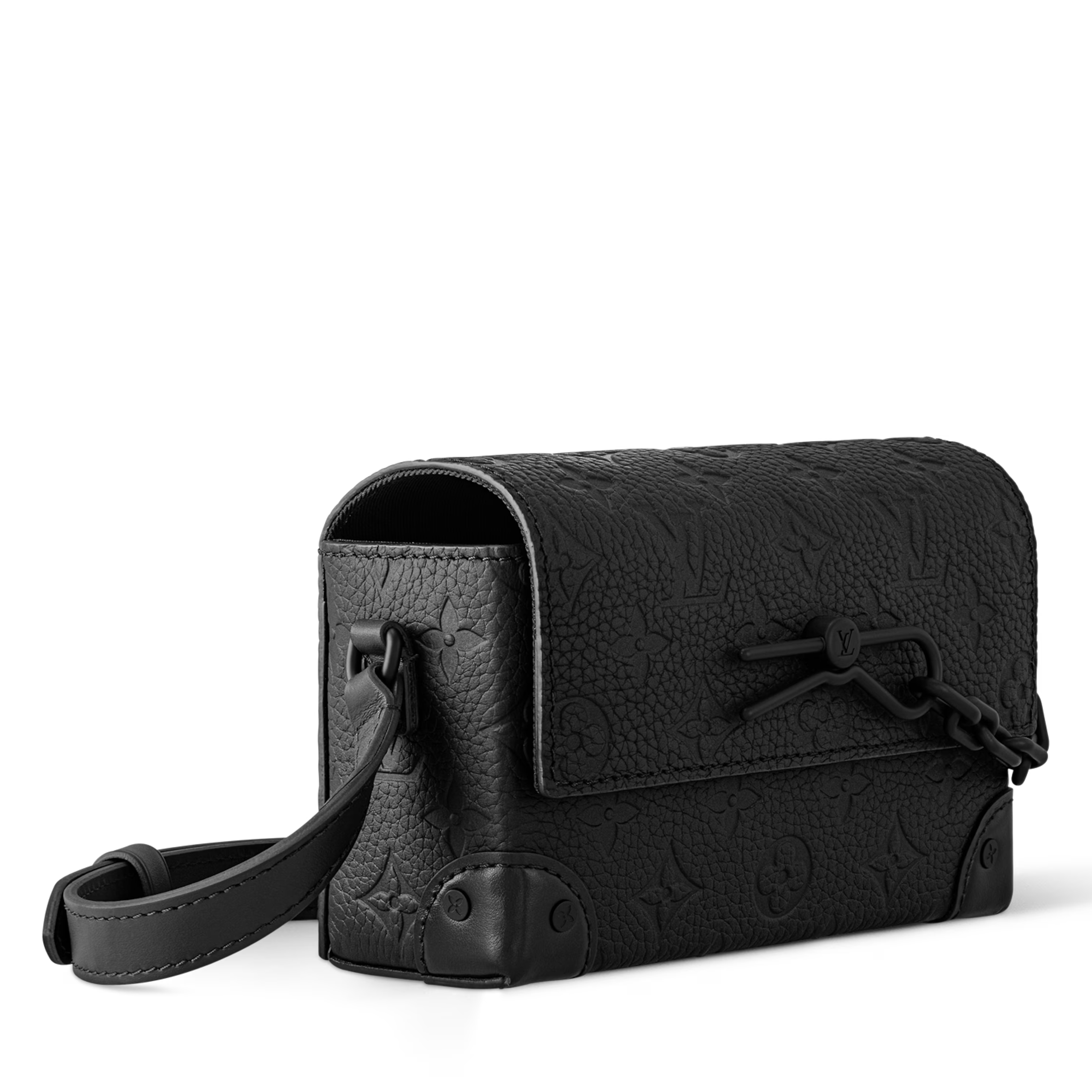 Louis Vuitton Monogram Taurillon Steamer Wearable Wallet – Black