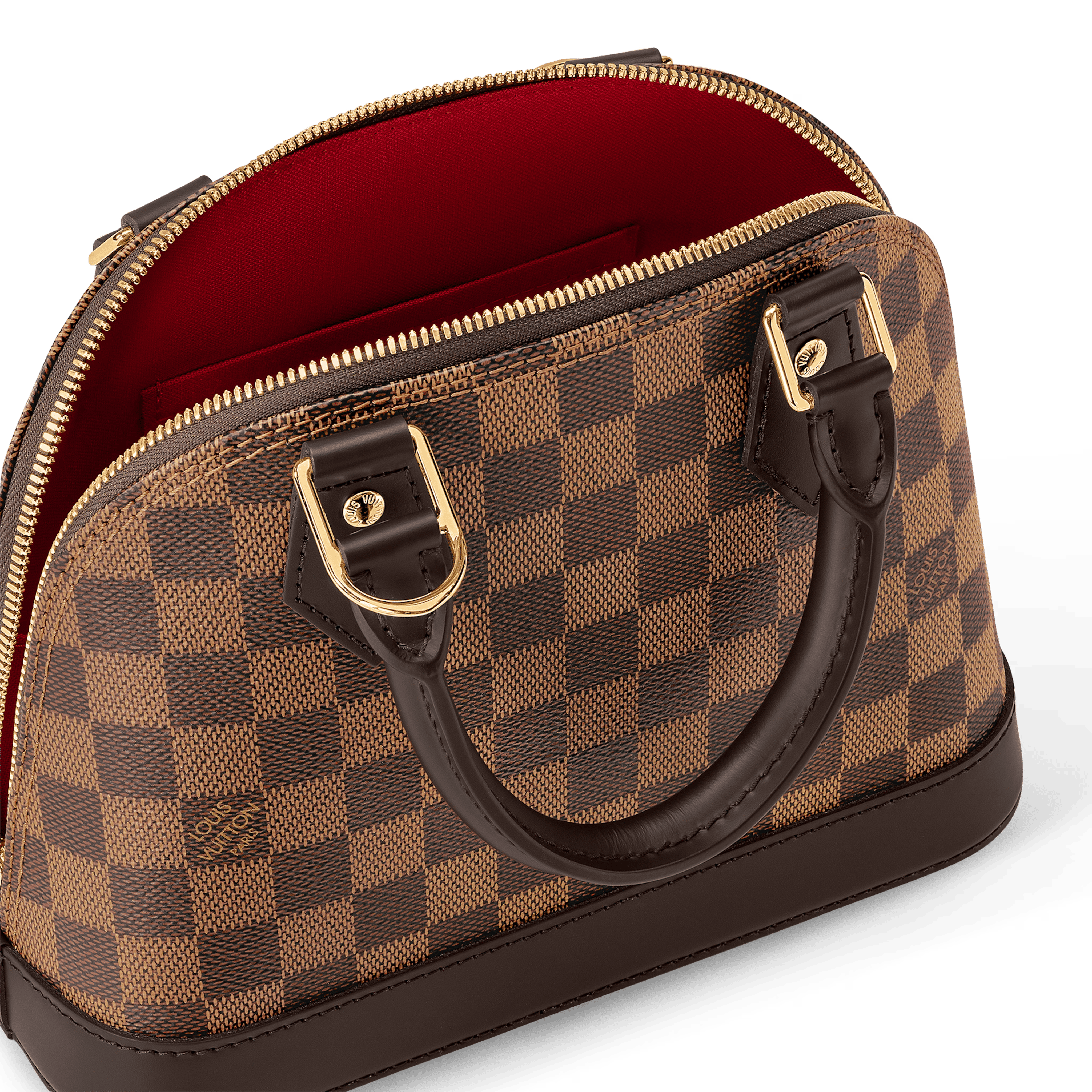 Louis Vuitton Damier Ebene Alma BB Handbag – Brown