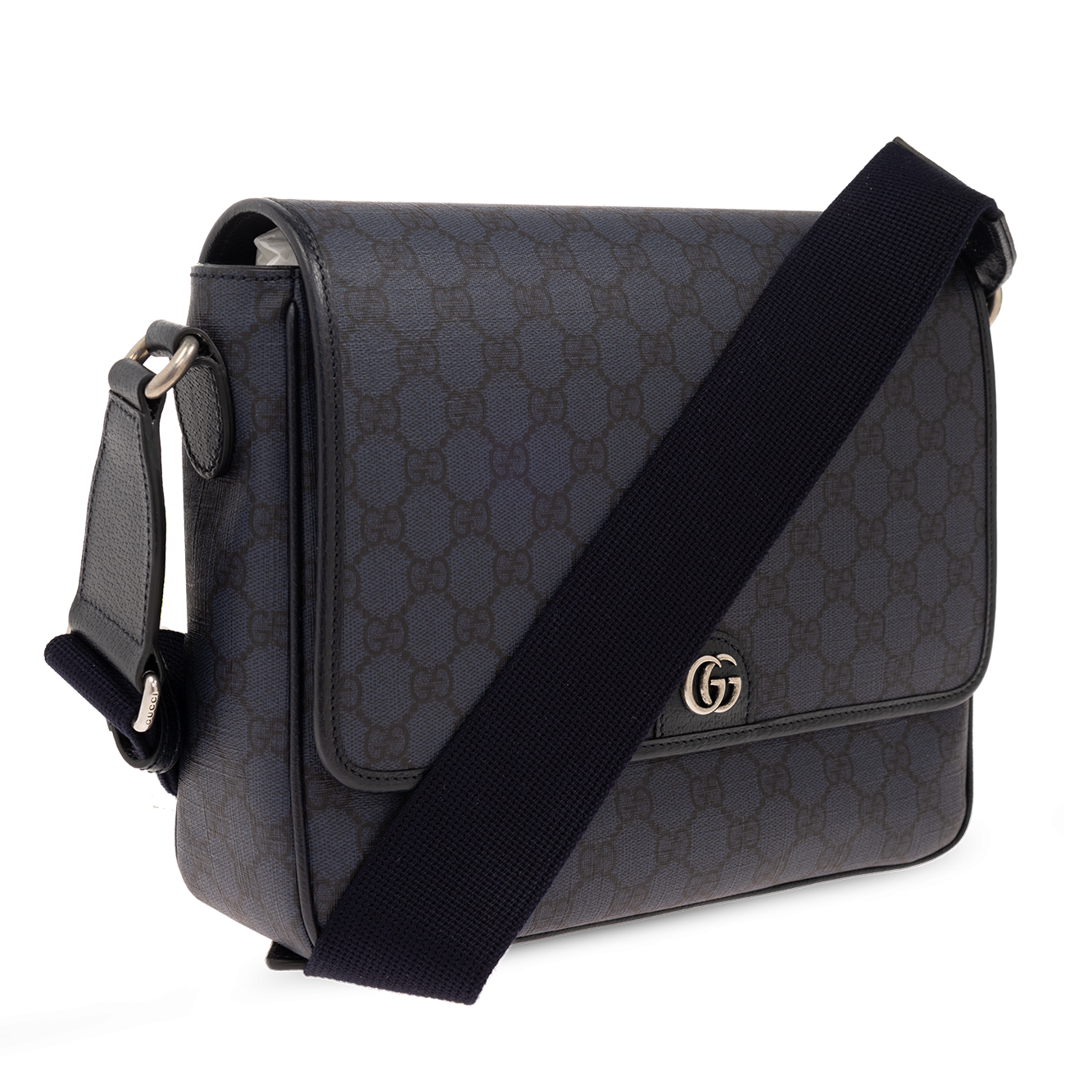 Gucci Supreme Canvas Ophidia Medium Messenger Bag – Blue