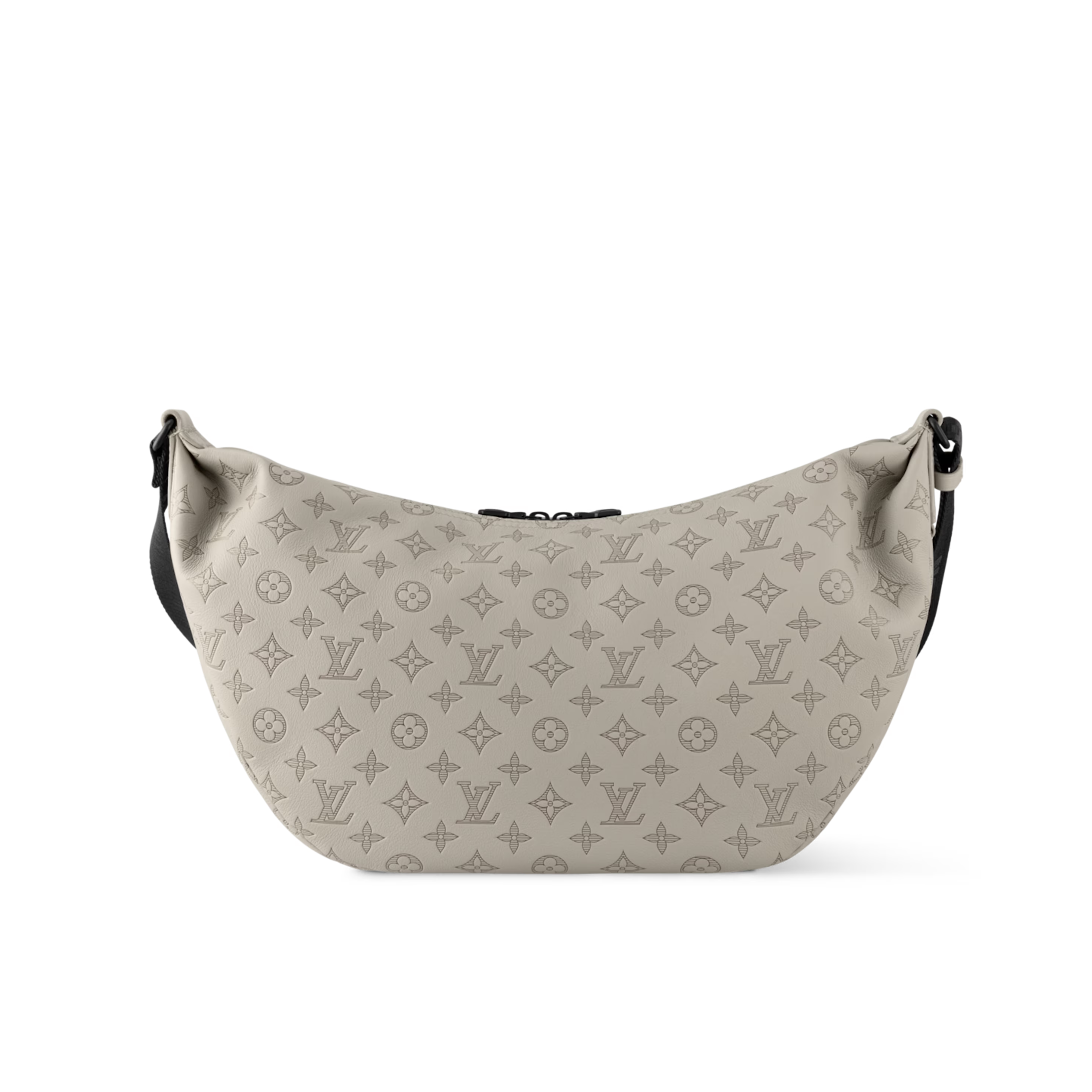Louis Vuitton Monogram Shadow Hobo Hamac Calfskin Bag – Sable