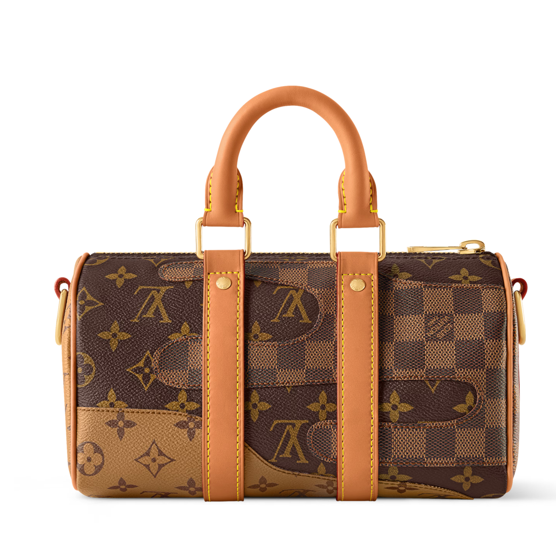 Louis Vuitton Monogram Landscape Keepall Bandoulière 25 Duffle Bag - Brown