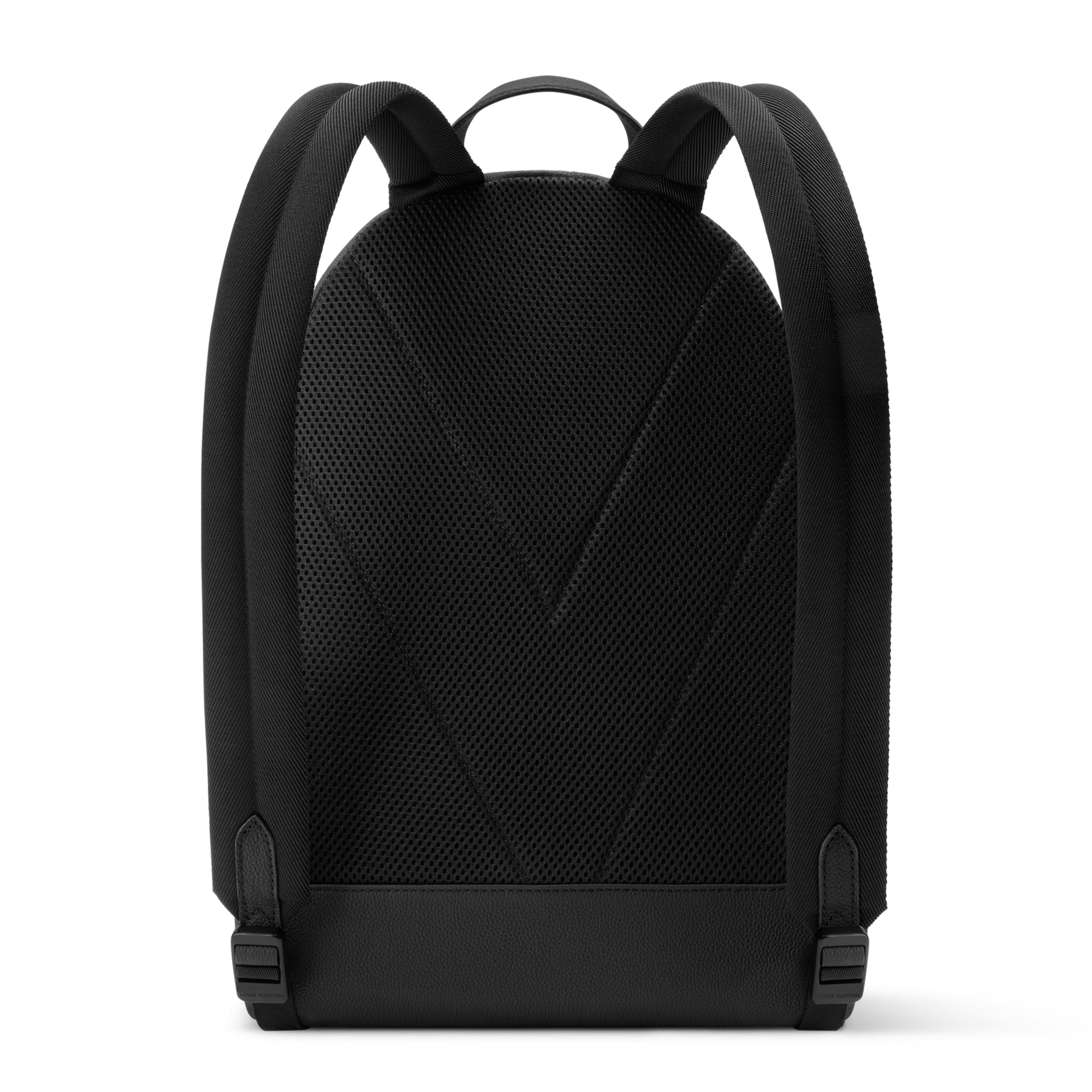Louis Vuitton Waxy Calfskin Discovery Work Backpack – Black
